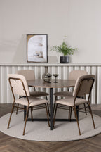 gr23929_1_m Dining Set Durango Mit Den Stühlen Seda Rundes Essgruppen Set