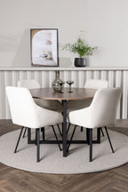 gr23930_1_m Esszimmer Set Durango Mit Den Stühlen Rosie Rundes Essgruppen Set