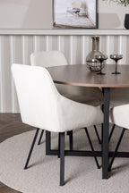 gr23930_3_m Esszimmer Set Durango Mit Den Stühlen Rosie Rundes Essgruppen Set