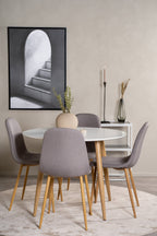 gr24071_5_m Dining Set Plaza Mit Stühlen Polar Rundes Essgruppen Set