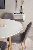 gr24071_7_m Dining Set Plaza Mit Stühlen Polar Rundes Essgruppen Set