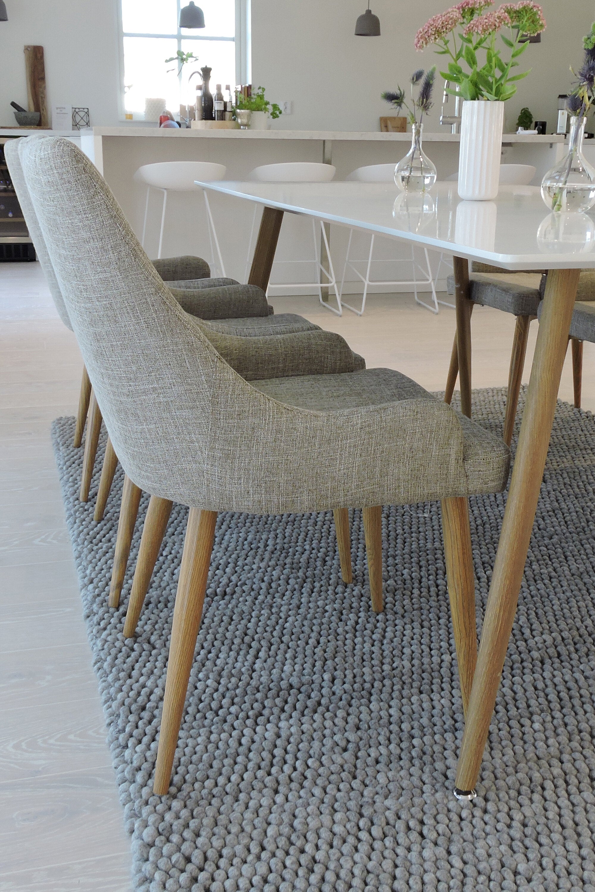 gr24173_4_m Esszimmer Set Polar Mit Stühlen Plaza Rechteckiges Essgruppen Set