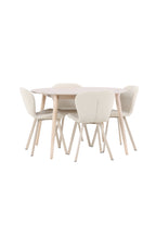 gr24724_11_os Esstisch Flora Mit Lilja Stuhl Rundes Essgruppen Set