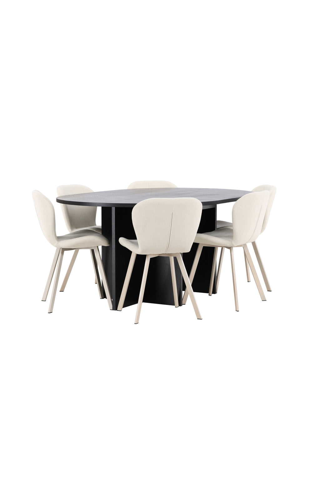 gr24736_11_os Esstisch Strada Mit Lilja Stuhl Ovales Essgruppen Set