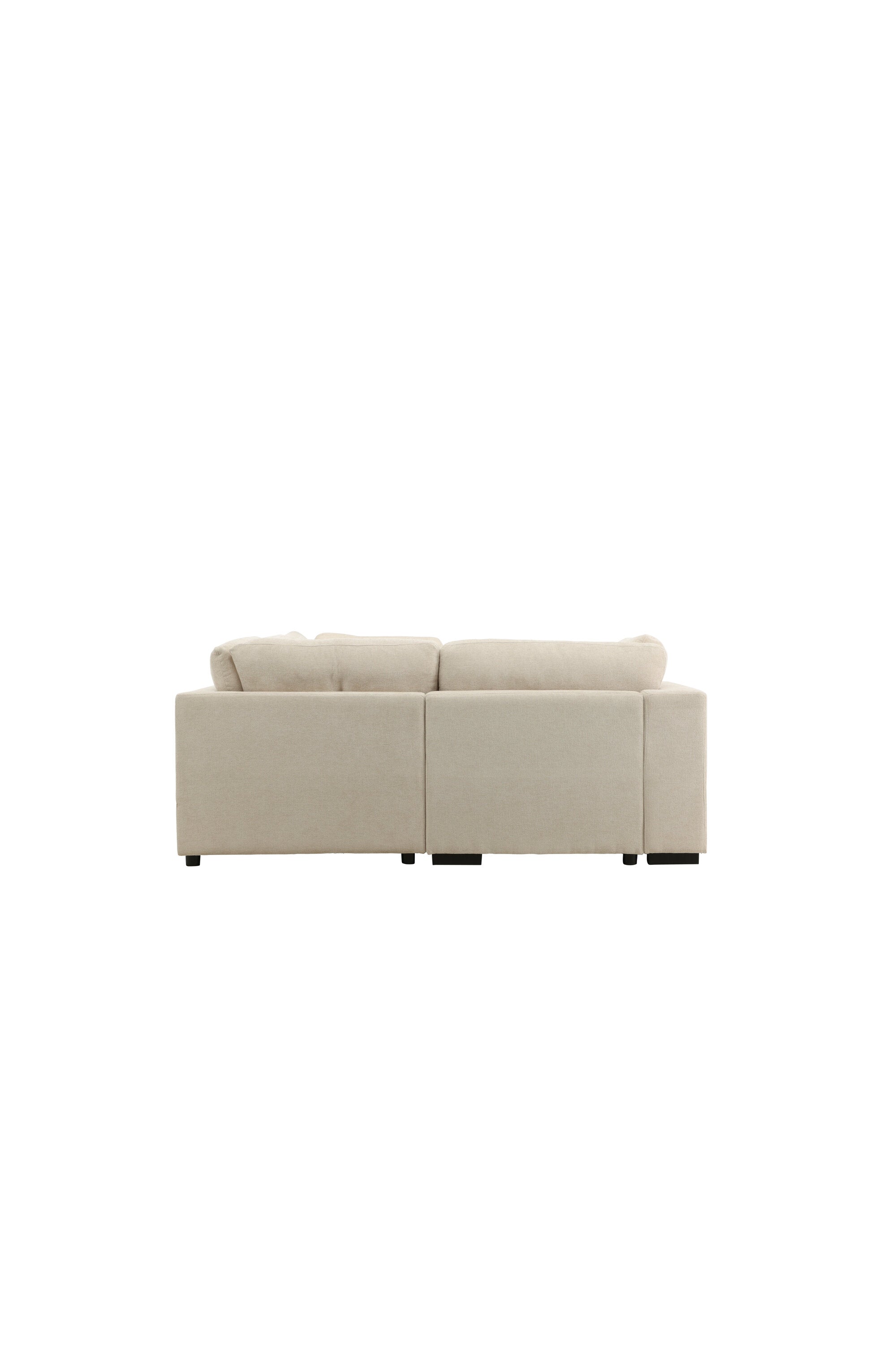 gr24765_10_os Salerno Ecksofa Eck Sofa Beige,Schwarz Schaumstoff,Kunststoff,Polyester