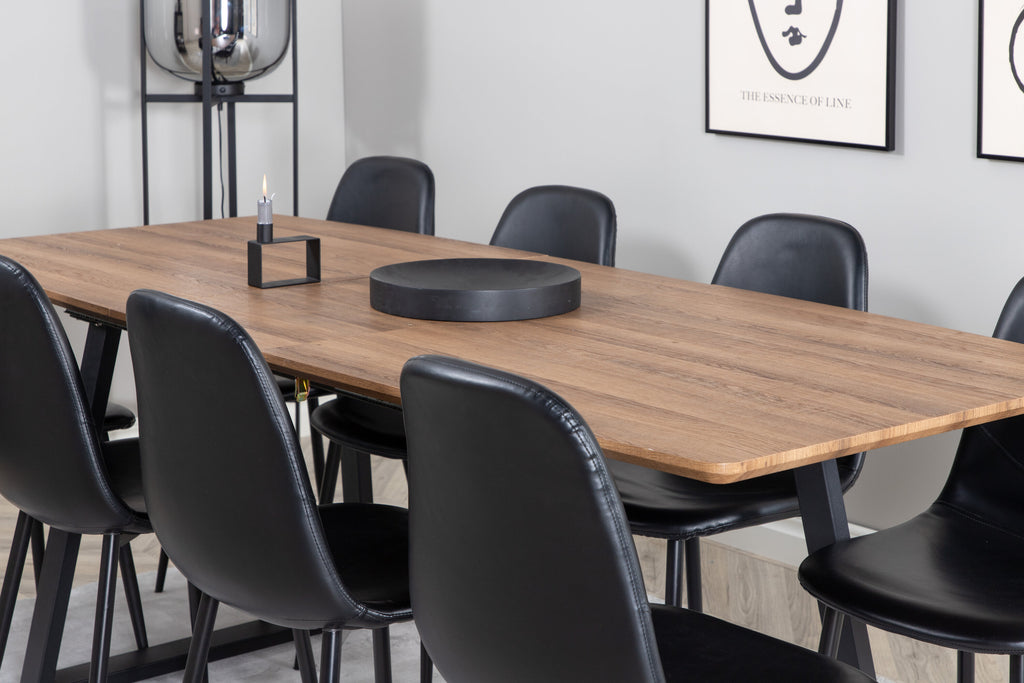 gr553__12 Inca Rechteckiger Essensset Rechteckiges Essgruppen Set