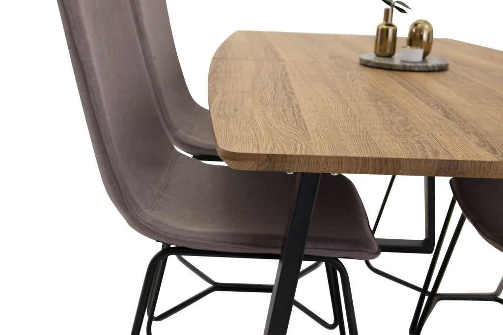 gr557__4 Inca Rechteckiger Essensset Rechteckiges Essgruppen Set