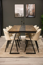 gr737__4 Jakarta Rechteckiger Esszimmer Set Rechteckiges Essgruppen Set