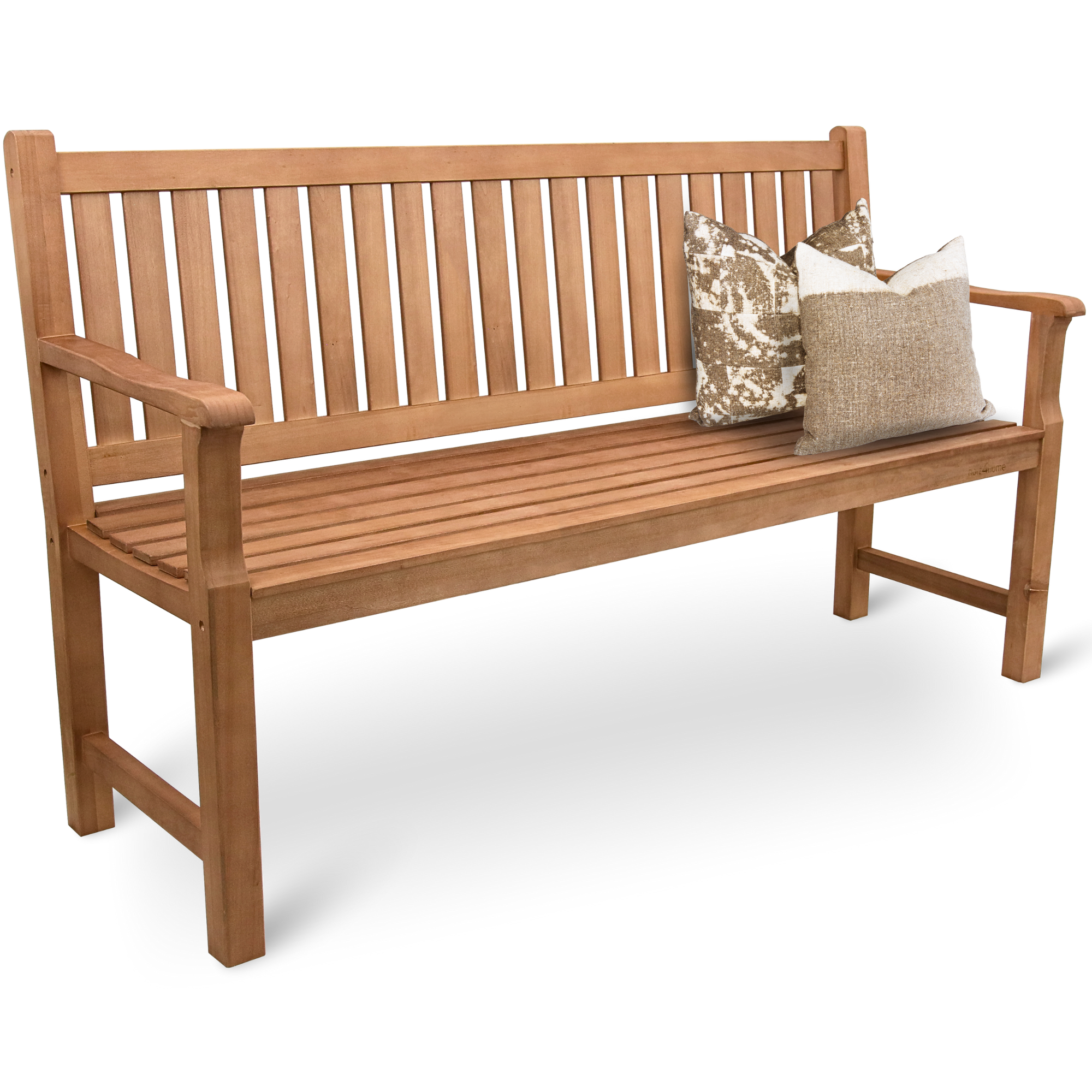 Gartenbank aus Holz mit Schutzabdeckung und Gartenhandschuhen120cm