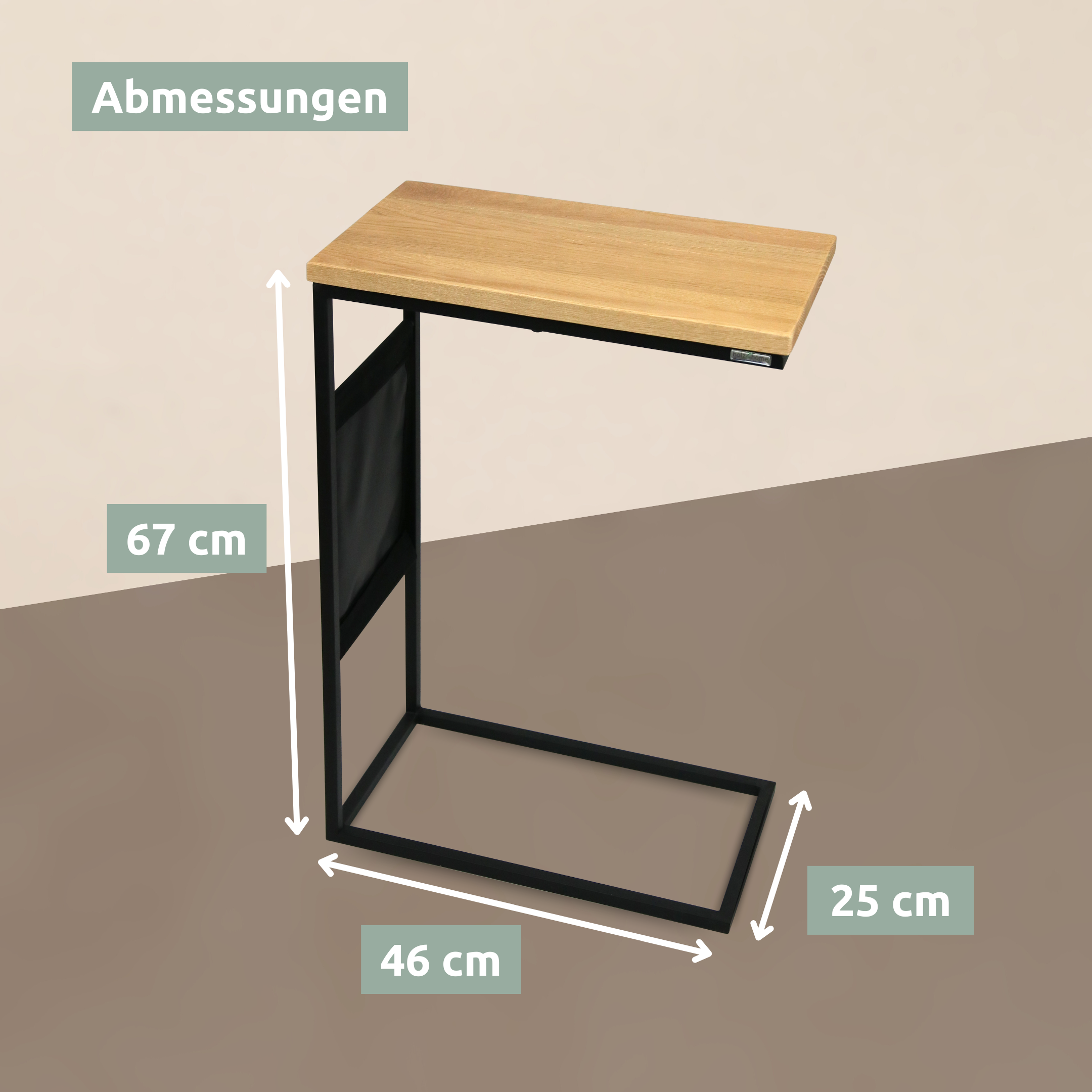Beistelltisch Eiche von holz4home®Natur