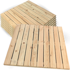 Holzfliese aus Kiefernholz95 x 95 cm