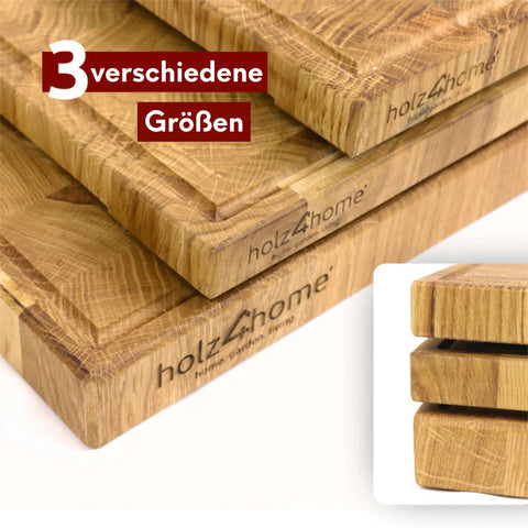 Premium Schneidebrett Stirnholz aus Eiche