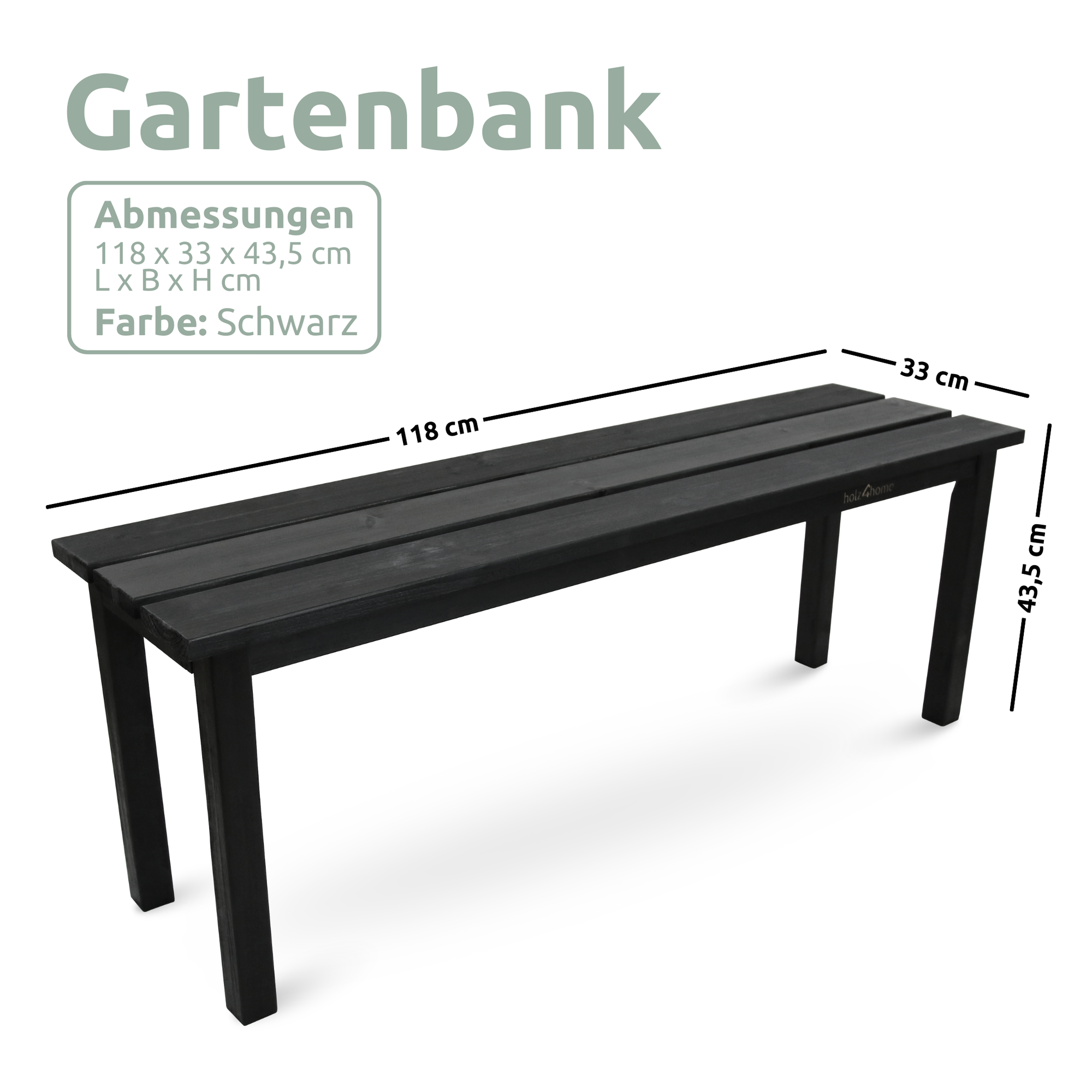 Gartenbank aus TannenholzNatur