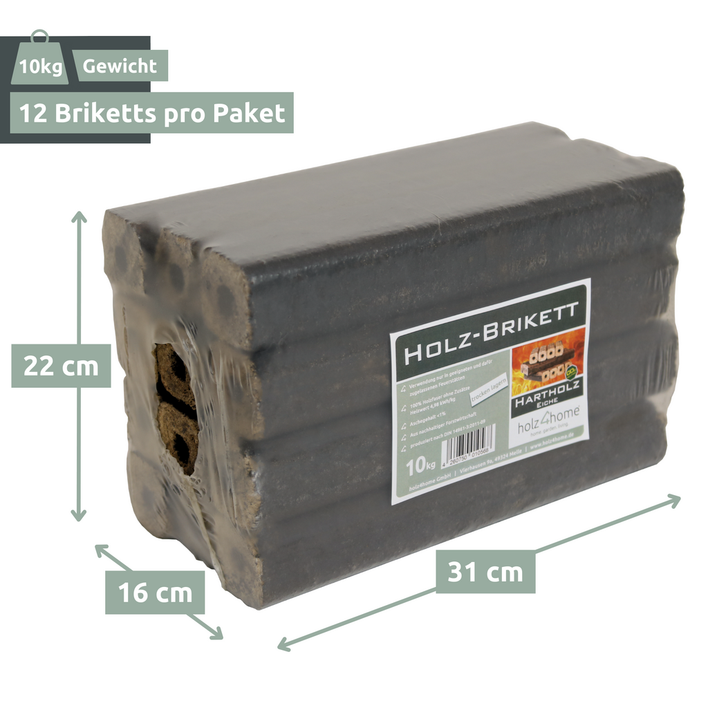 Pini Kay Eichenbriketts 100% ohne ZusätzePalette je 960 kg
