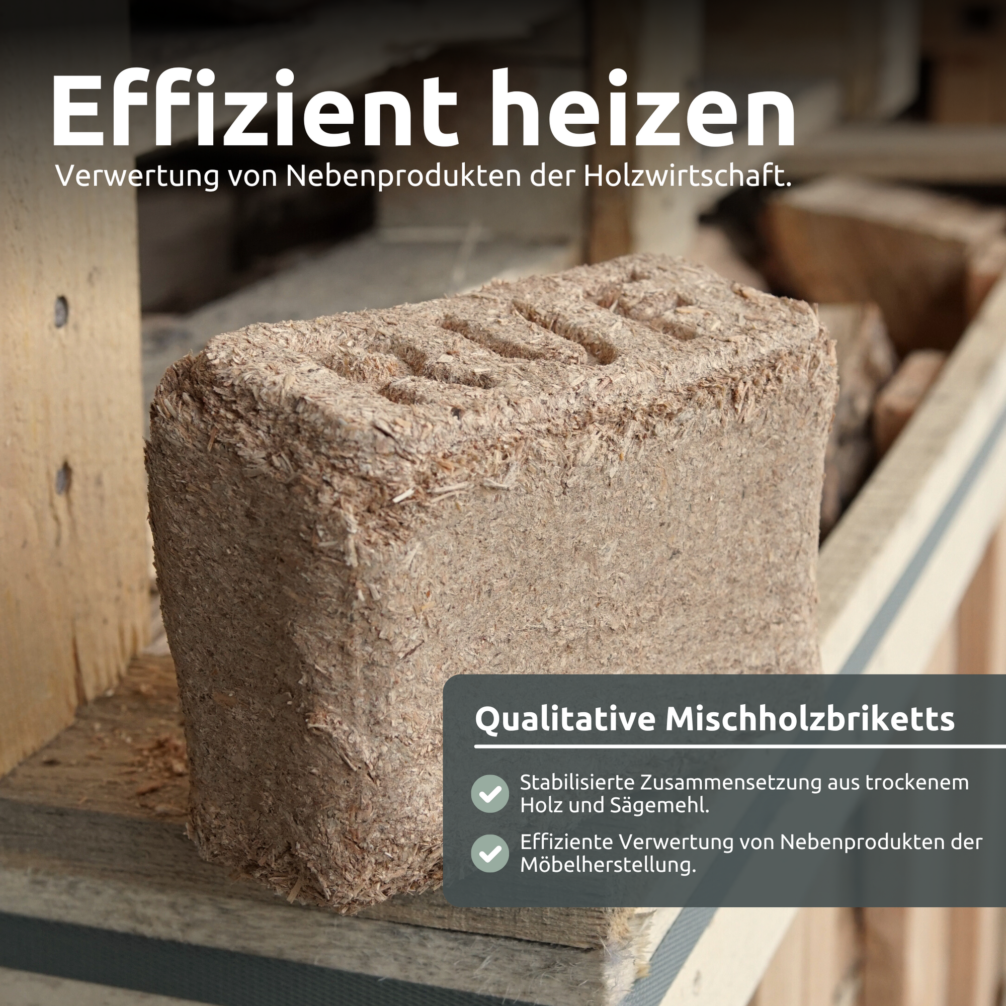 RUF - Holzbriketts MischholzPaket je 10 kg