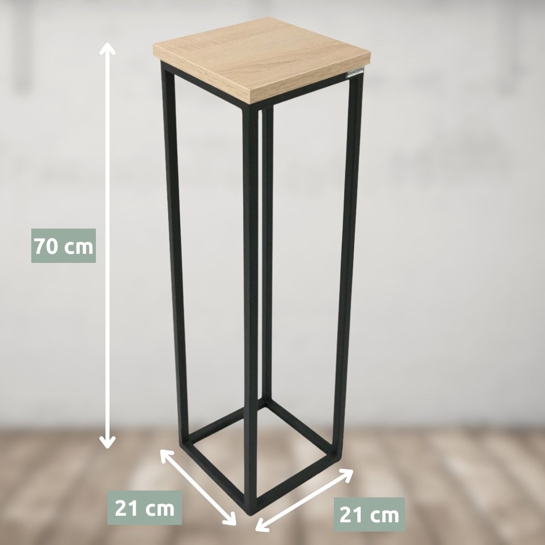 Blumenständer | Dekoständer Sonoma Eiche90 cm