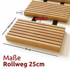 Rollweg / Gartenweg aus Lärche - Holz-Tritte für Garten 35cm