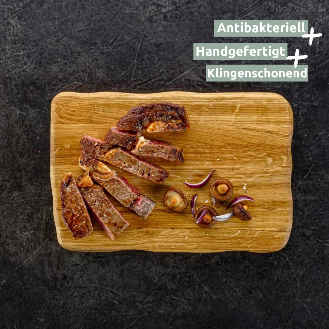 La Madera Schneidebrett Basic aus Eiche von holz4home®Dunkel