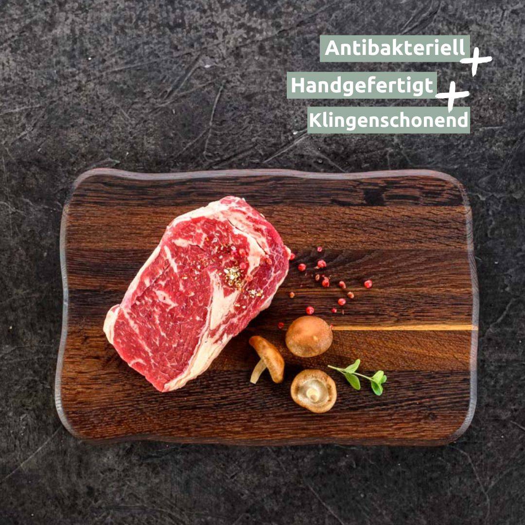 La Madera Schneidebrett Basic aus Eiche von holz4home®Dunkel