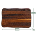 La Madera Schneidebrett Basic aus Eiche von holz4home®Dunkel