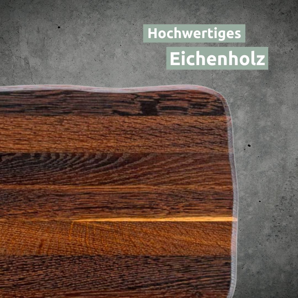 La Madera Schneidebrett Basic aus Eiche von holz4home®Dunkel