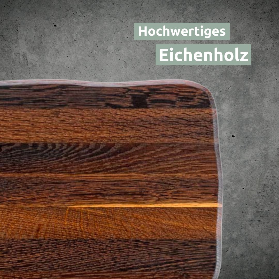 La Madera Schneidebrett Basic aus Eiche von holz4home®Dunkel