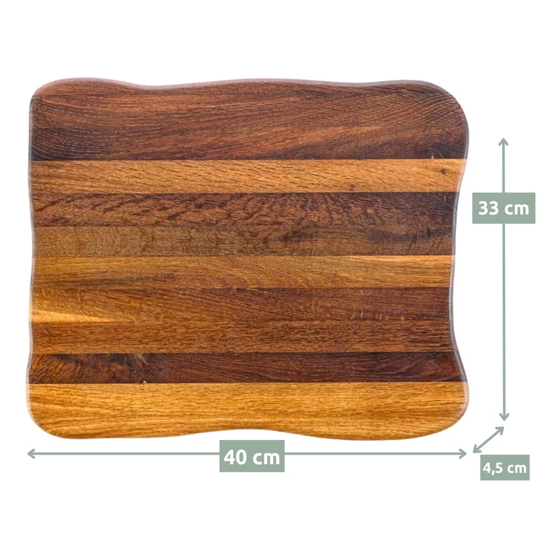 La Madera Schneidebrett Top aus Eiche von holz4home®Dunkel
