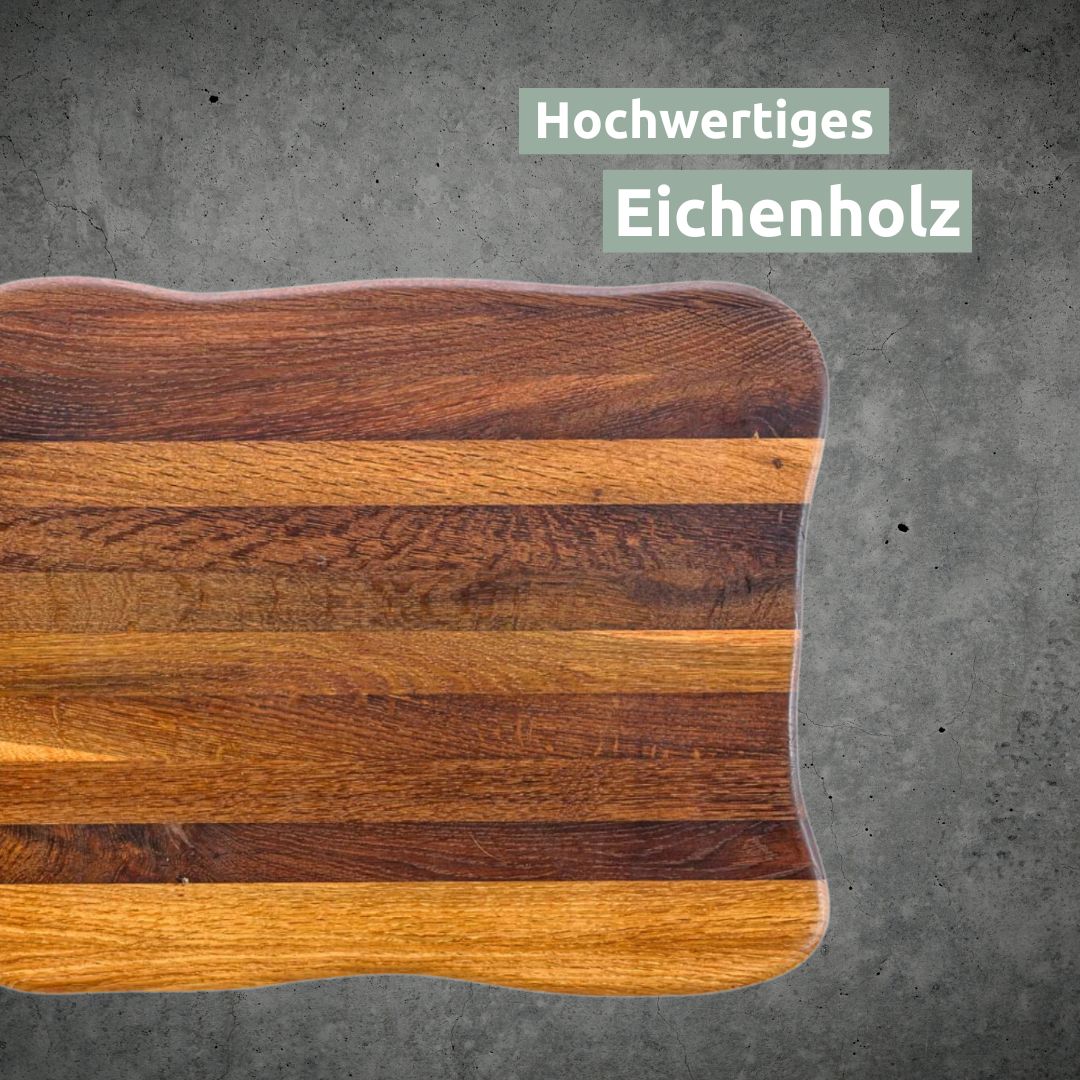 La Madera Schneidebrett Top aus Eiche von holz4home®Dunkel