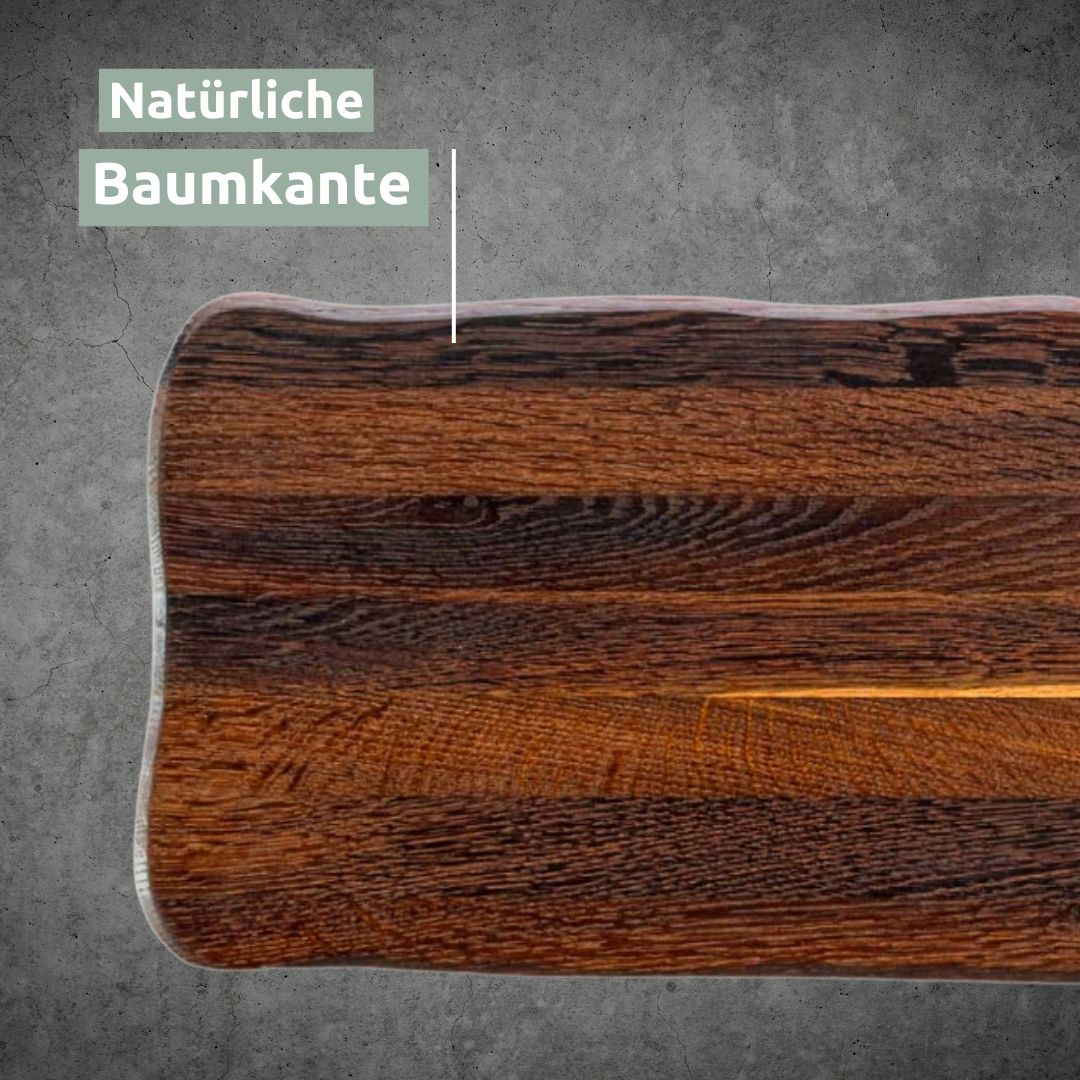 La Madera Schneidebrett Basic aus Eiche von holz4home®Dunkel