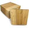 Holz-Fliese Lärche I Ideal für die Terasse oder den Balkon43 x 43 cm