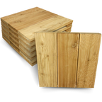Holz-Fliese Lärche I Ideal für die Terasse oder den Balkon57.2 x 57.2 cm
