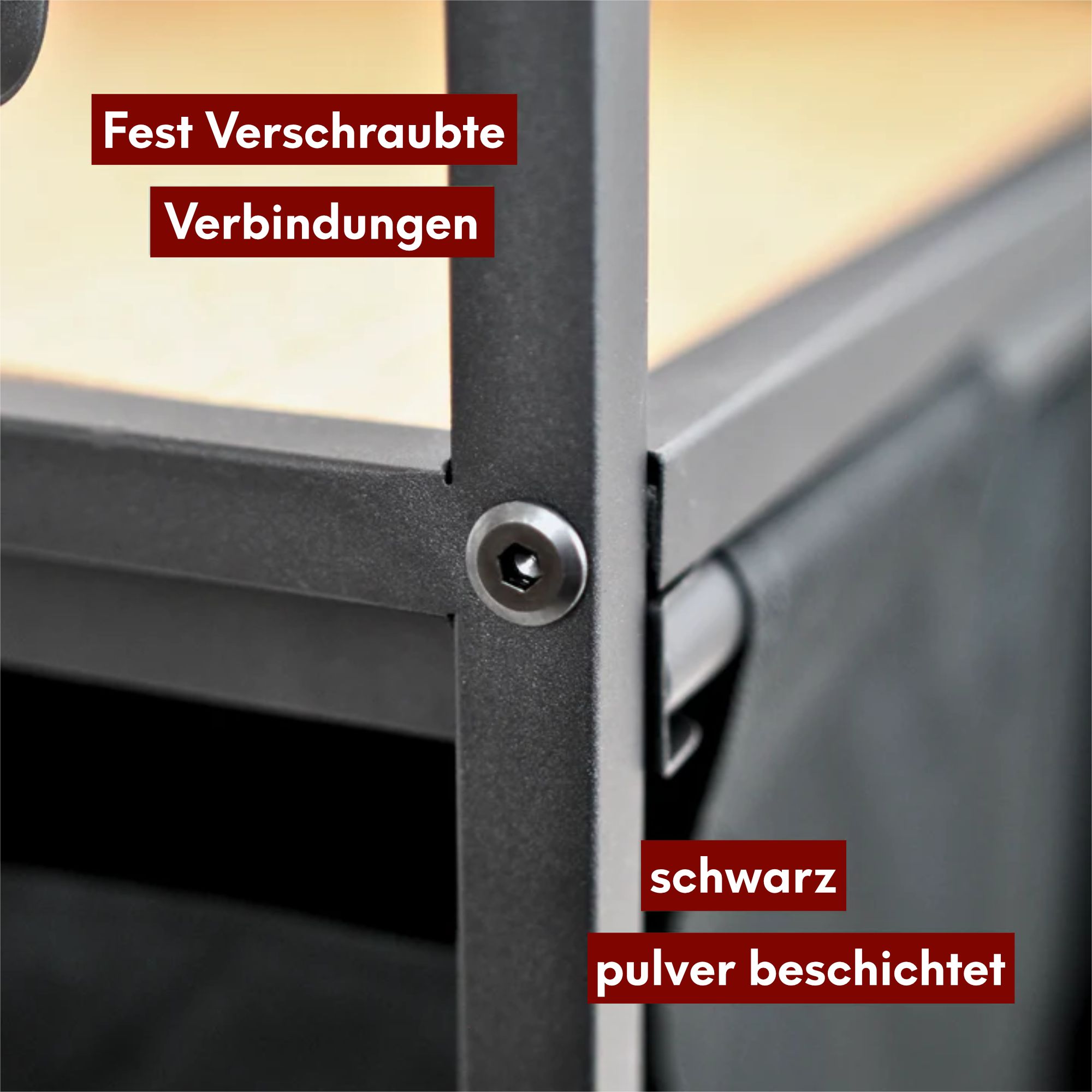 Wäschekorb 2 Fächer 92 Liter ausziehbar mit Aufbewahrungsbox Vintage