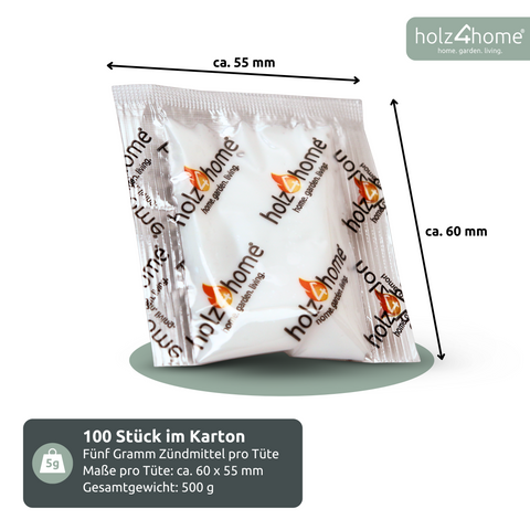 Kaminanzünder Grillanzünder Anzündtüten500 Stk.