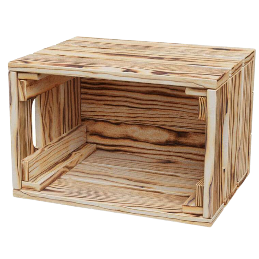 Holzkiste | Weinkiste „natur“ zum Dekorieren von holz4home®L / Natur