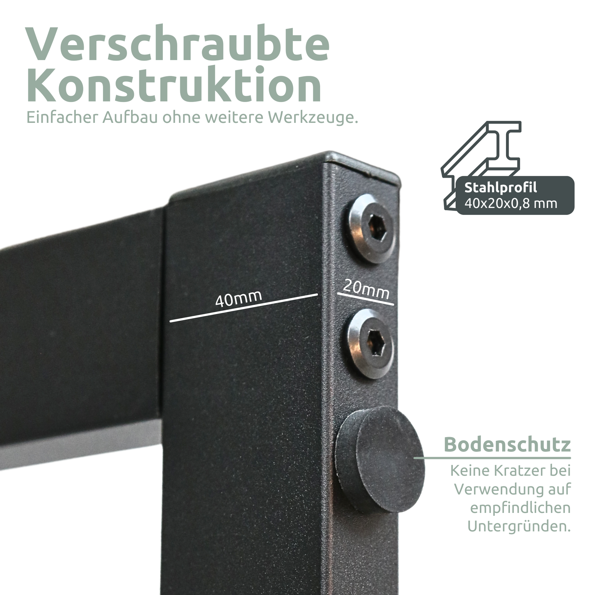 Kaminholzregal aus Metall Schwarz inkl. Ofenhandschuh45x30x170cm