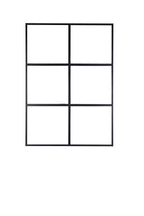 s_15352-888__1 Leif Industrial Wand Industrie Wanddeko Schwarz 2 x 210 x 150 Glas,Stahl