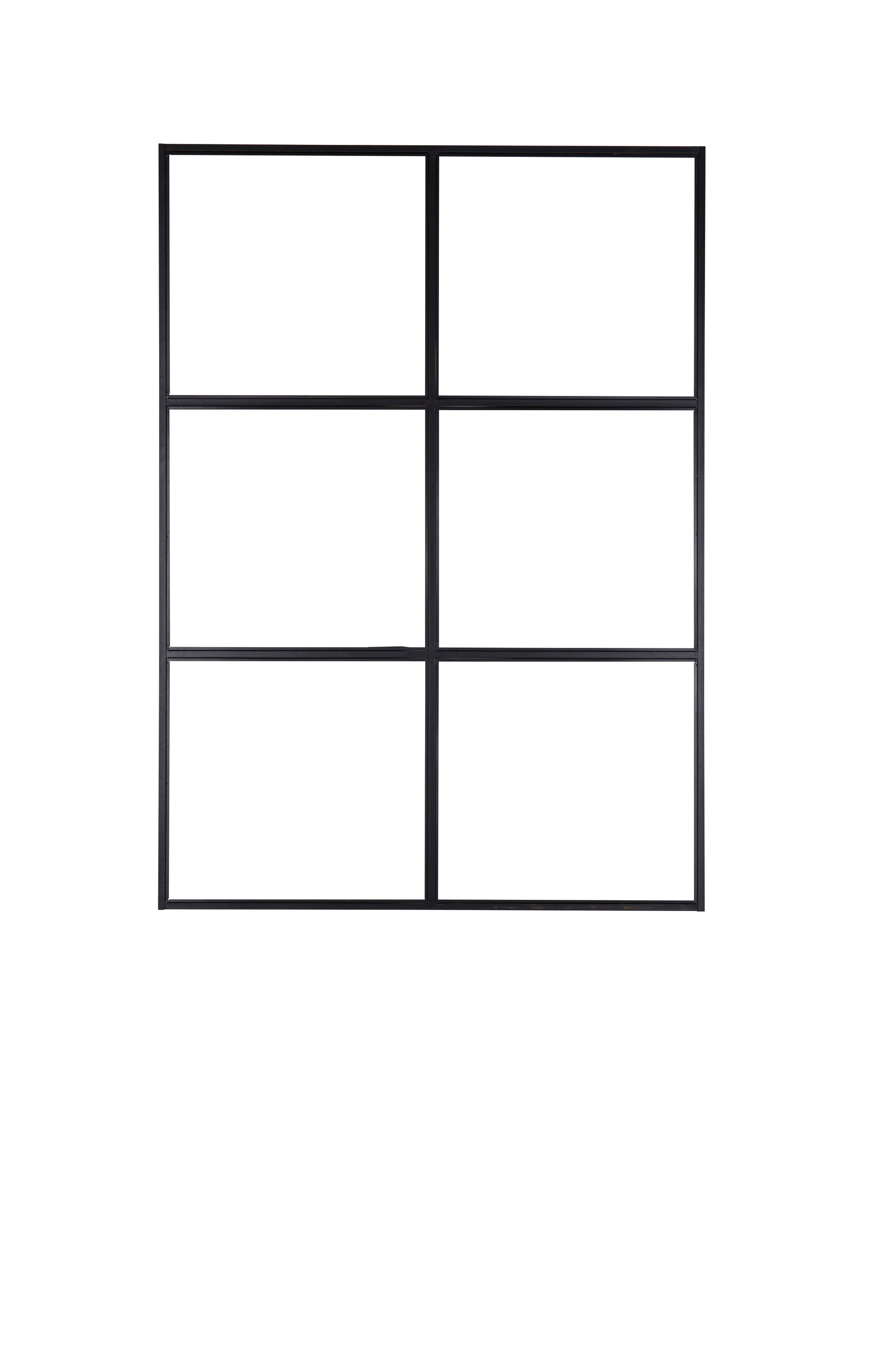 s_15352-888__1 Leif Industrial Wand Industrie Wanddeko Schwarz 2 x 210 x 150 Glas,Stahl