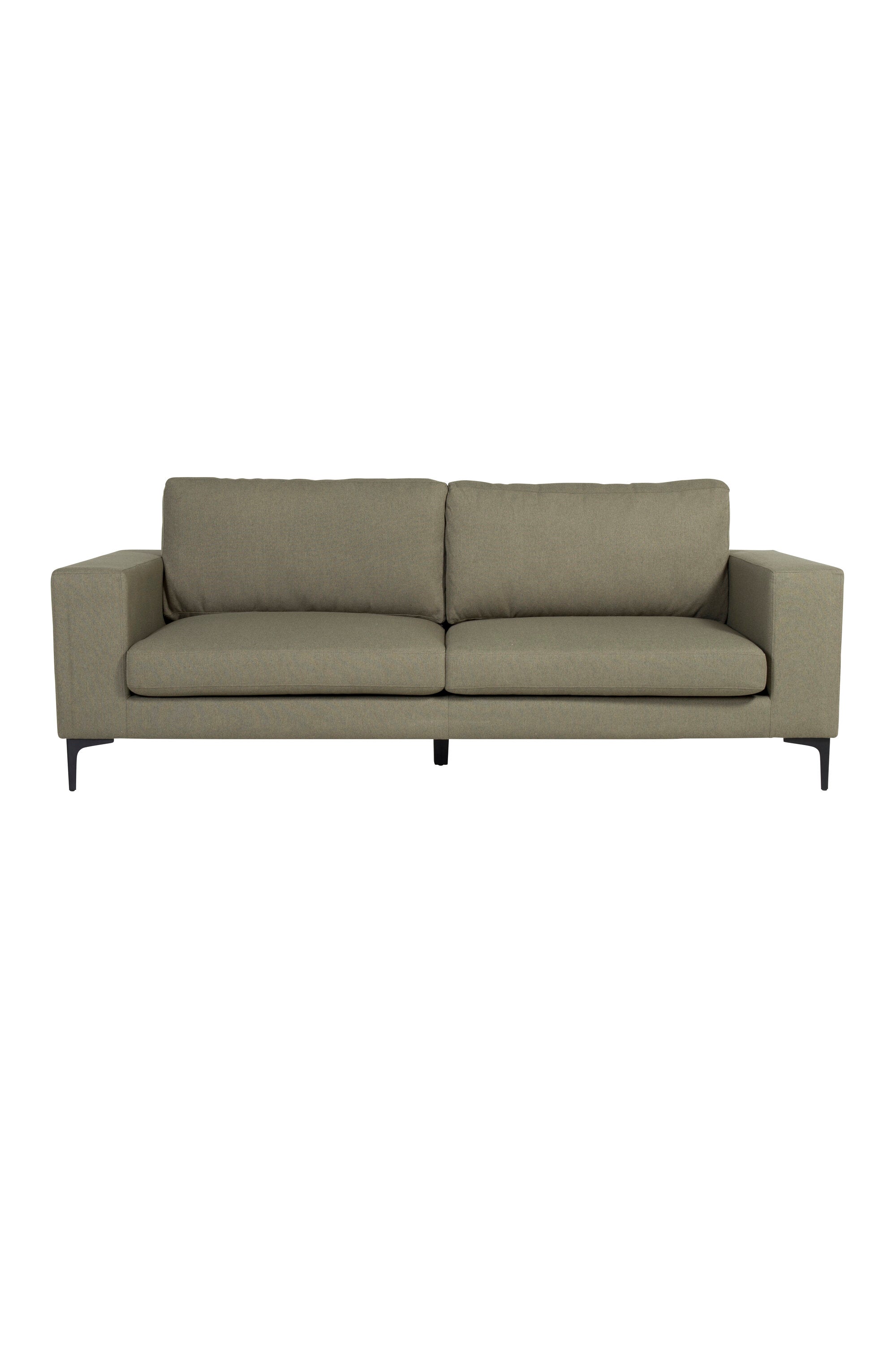 s_15355-664__1 Bolero 3 Sitz Sofa 3 Sitzer Sofa Schwarz,Grün 88 x 84 x 215 Schaumstoff,Sperrholz,Polyester,Stahl