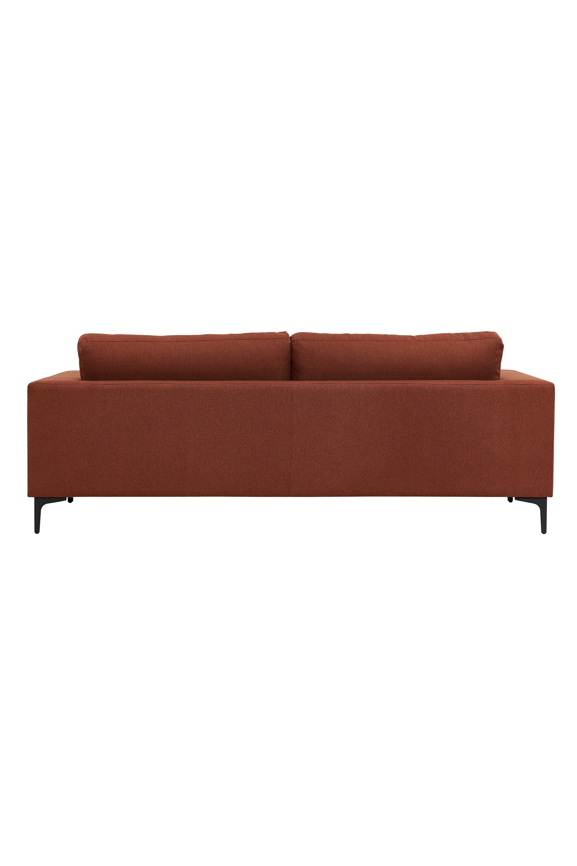 s_15355-669__2 Bolero 3 Sitz Sofa 3 Sitzer Sofa Schwarz,Rot 88 x 84 x 215 Schaumstoff,Sperrholz,Polyester,Stahl