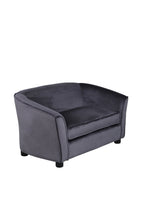 s_15551-955__2 Måna Kids Kindersofa Kindercouch Schwarz,Grau 61 x 50 x 90 Faser,Schaum,Kunststoff,Sperrholz,Polyester Samt