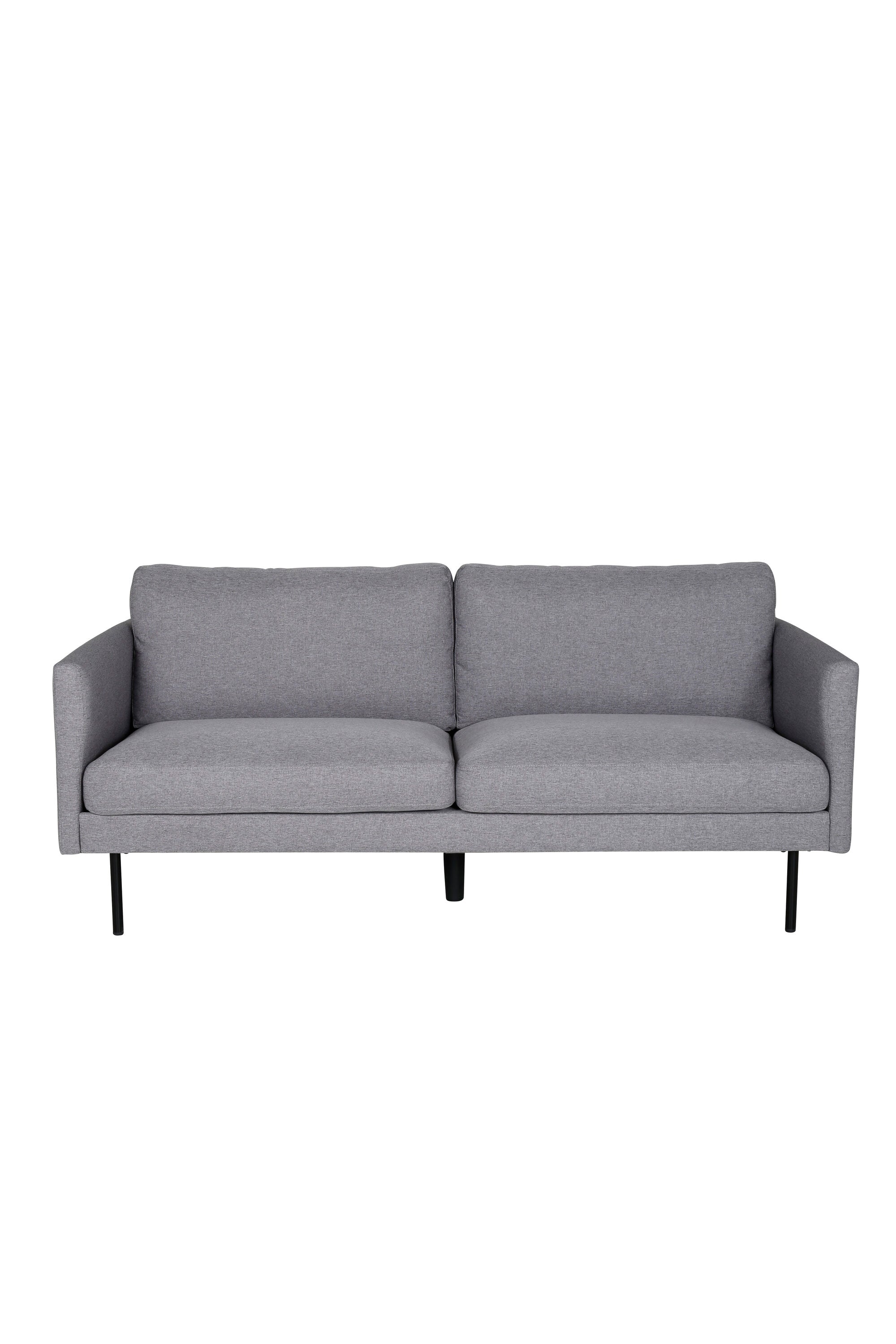 s_15555-655__1 Zoom 2 Sitzer Sofa 2 Sitzer Sofa Schwarz,Grau 80 x 78 x 180 Schaumstoff,Sperrholz,Polyester,Stahl