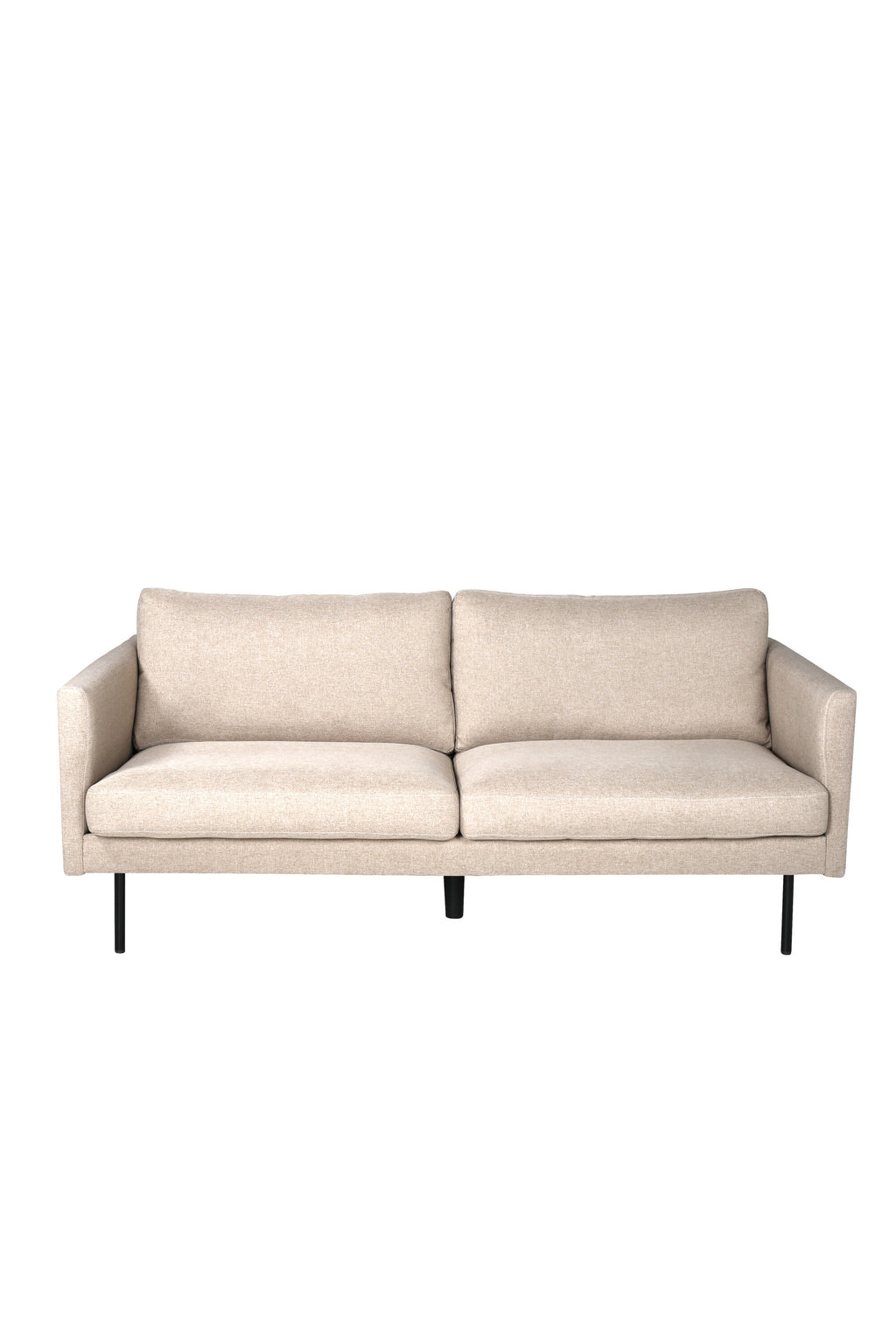 s_15555-657__1 Zoom 2 Sitzer Sofa 2 Sitzer Sofa Schwarz,Braun 80 x 78 x 180 Schaumstoff,Sperrholz,Polyester,Stahl