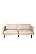 s_15555-657__1 Zoom 2 Sitzer Sofa 2 Sitzer Sofa Schwarz,Braun 80 x 78 x 180 Schaumstoff,Sperrholz,Polyester,Stahl