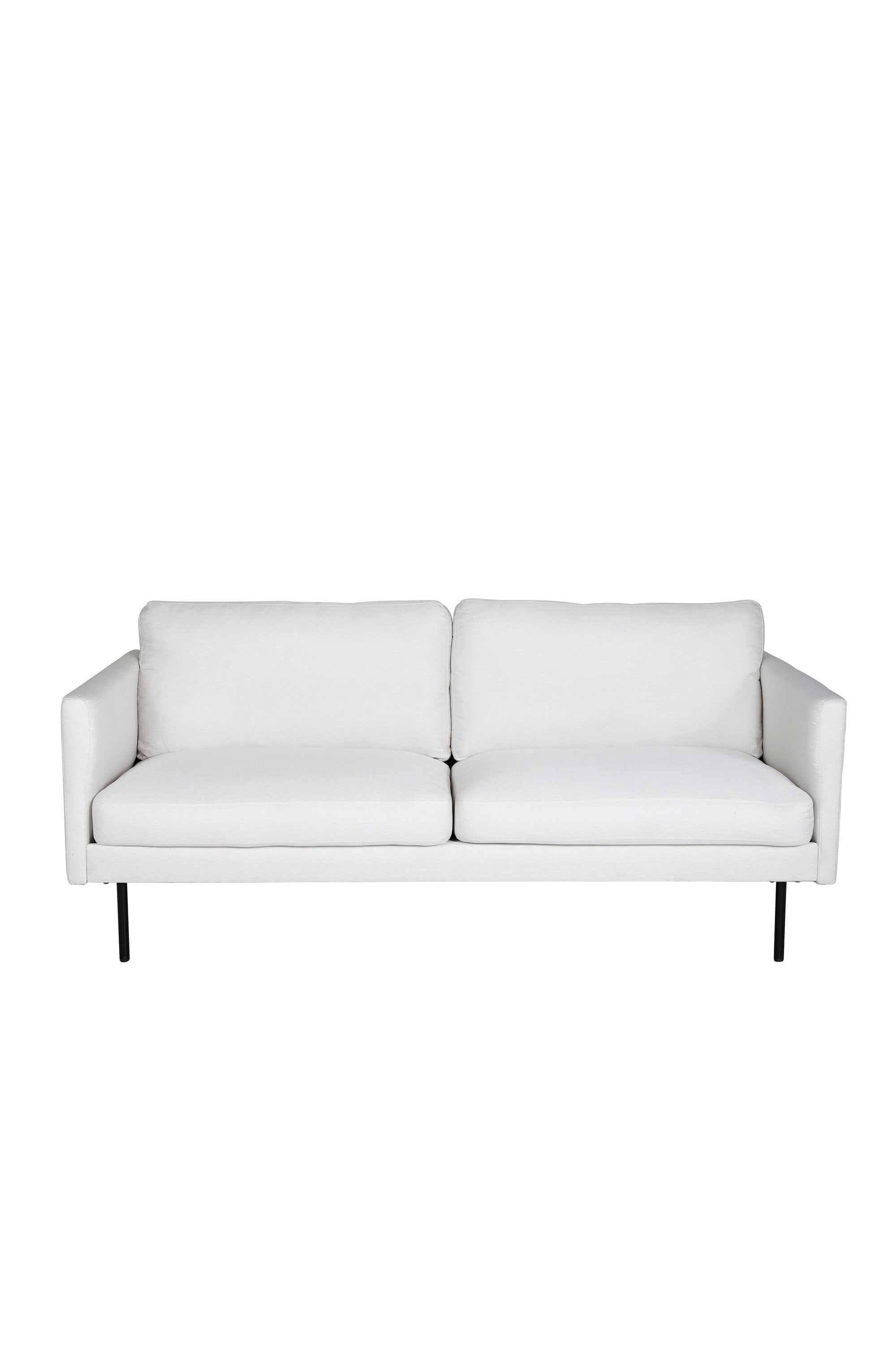 s_15555-660__1 Zoom 2 Sitzer Sofa 2 Sitzer Sofa Schwarz,Weiß 80 x 78 x 180 Schaumstoff,Sperrholz,Polyester,Stahl