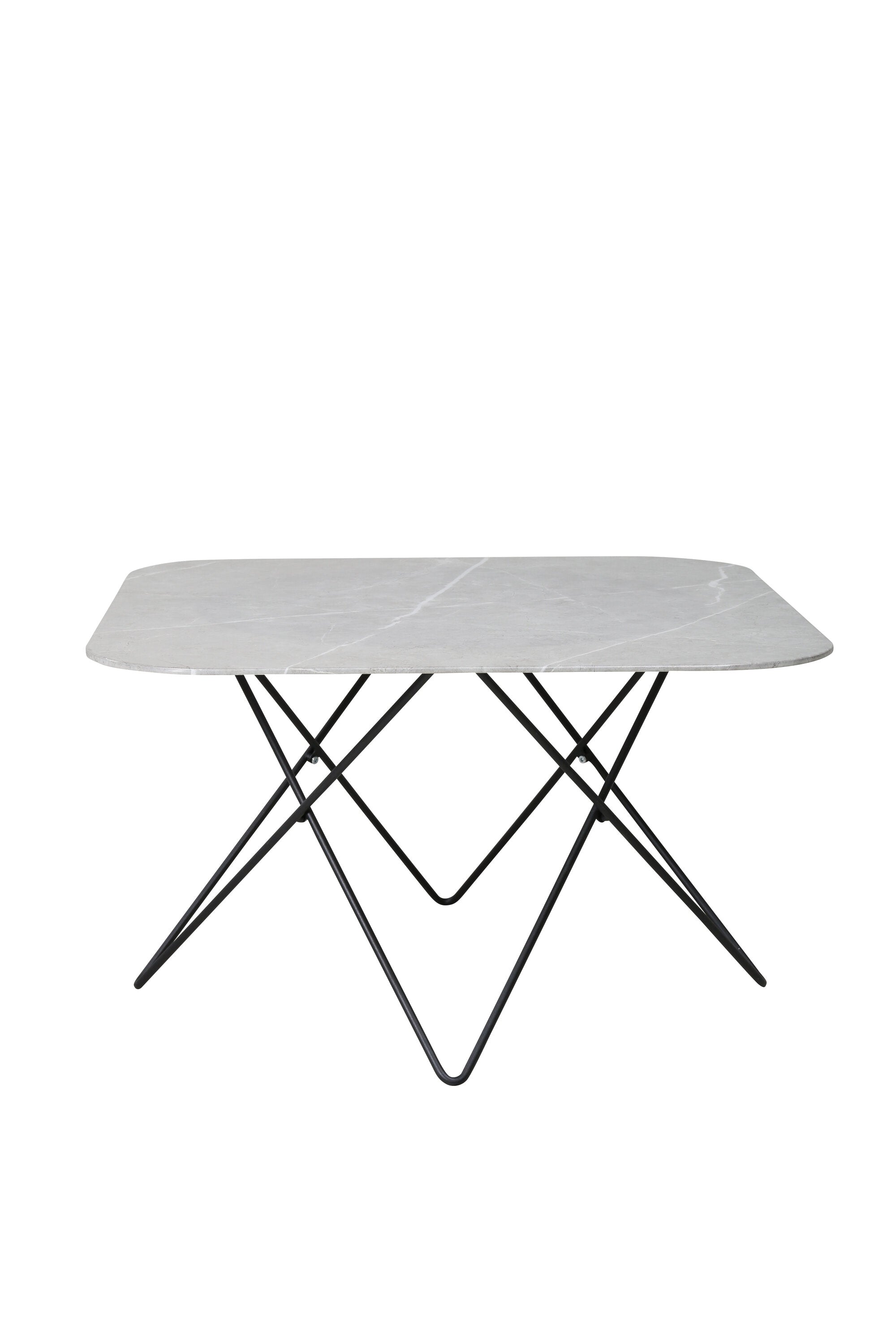 s_15599-585__1 Tristar Tisch Couchtisch Schwarz,Grau 80 x 80 Glas,Stahl