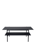 s_15603-588__1 Von Staf Sofa Table Couchtisch Schwarz 120 x 60 Glas,Stahl