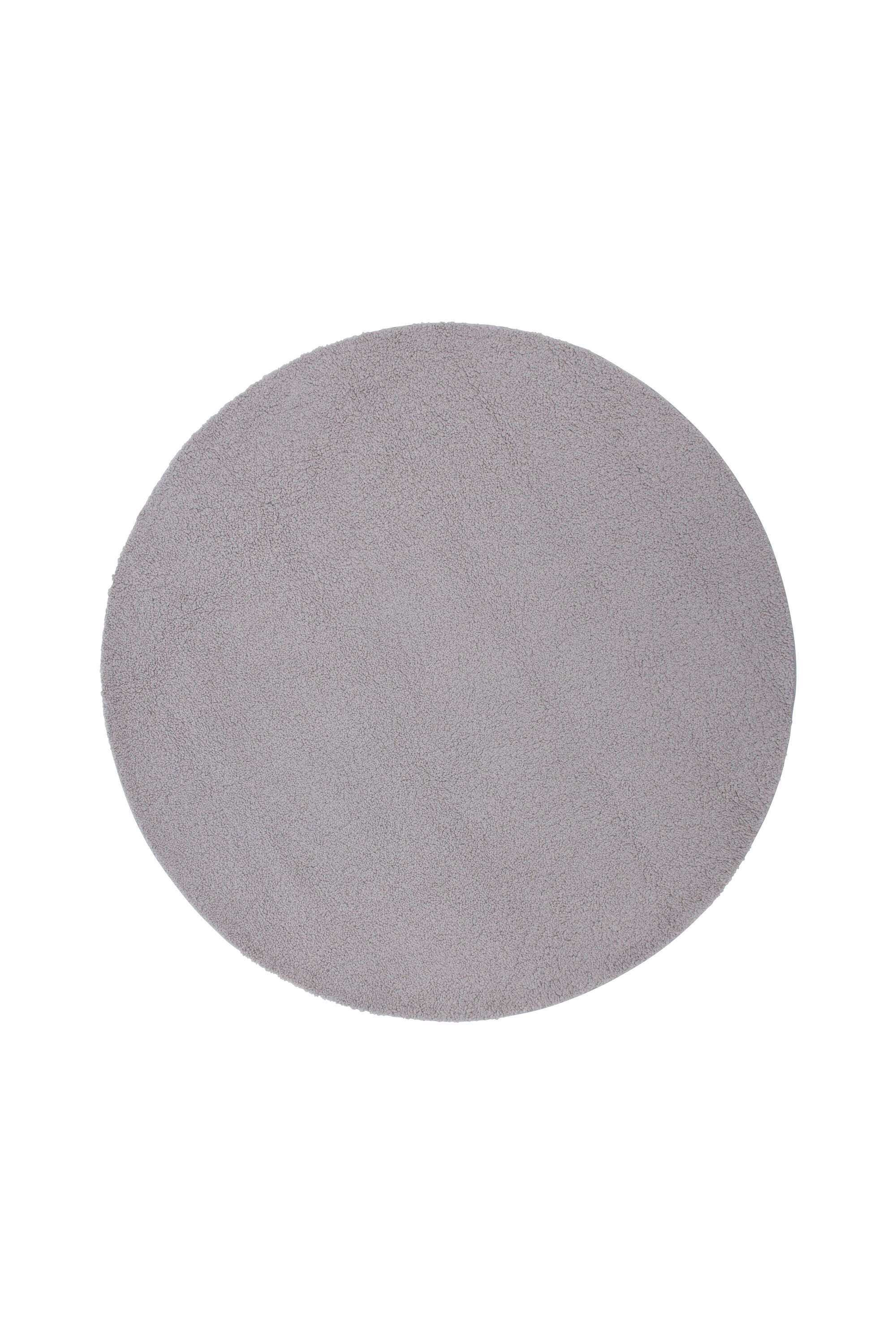 s_15710-995__01 Teddy Teppich Wohnzimmerteppiche Grau ⌀200 Faser,Polyester
