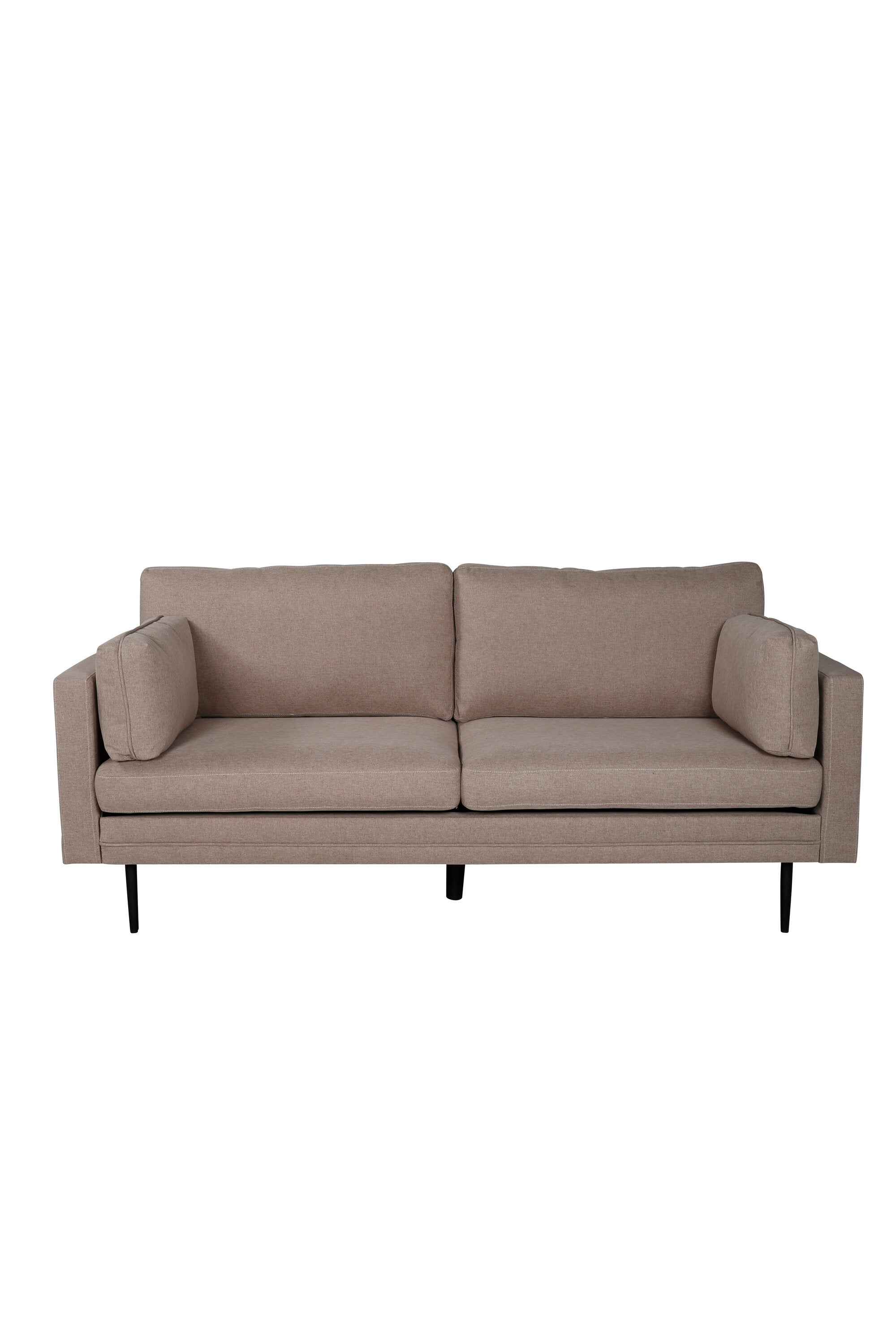 s_18045-657__1 Boom 3 Sitzer Sofa 3 Sitzer Sofa Schwarz,Braun 90 x 84 x 203 Schaum,Sperrholz,Polyester,Stahl