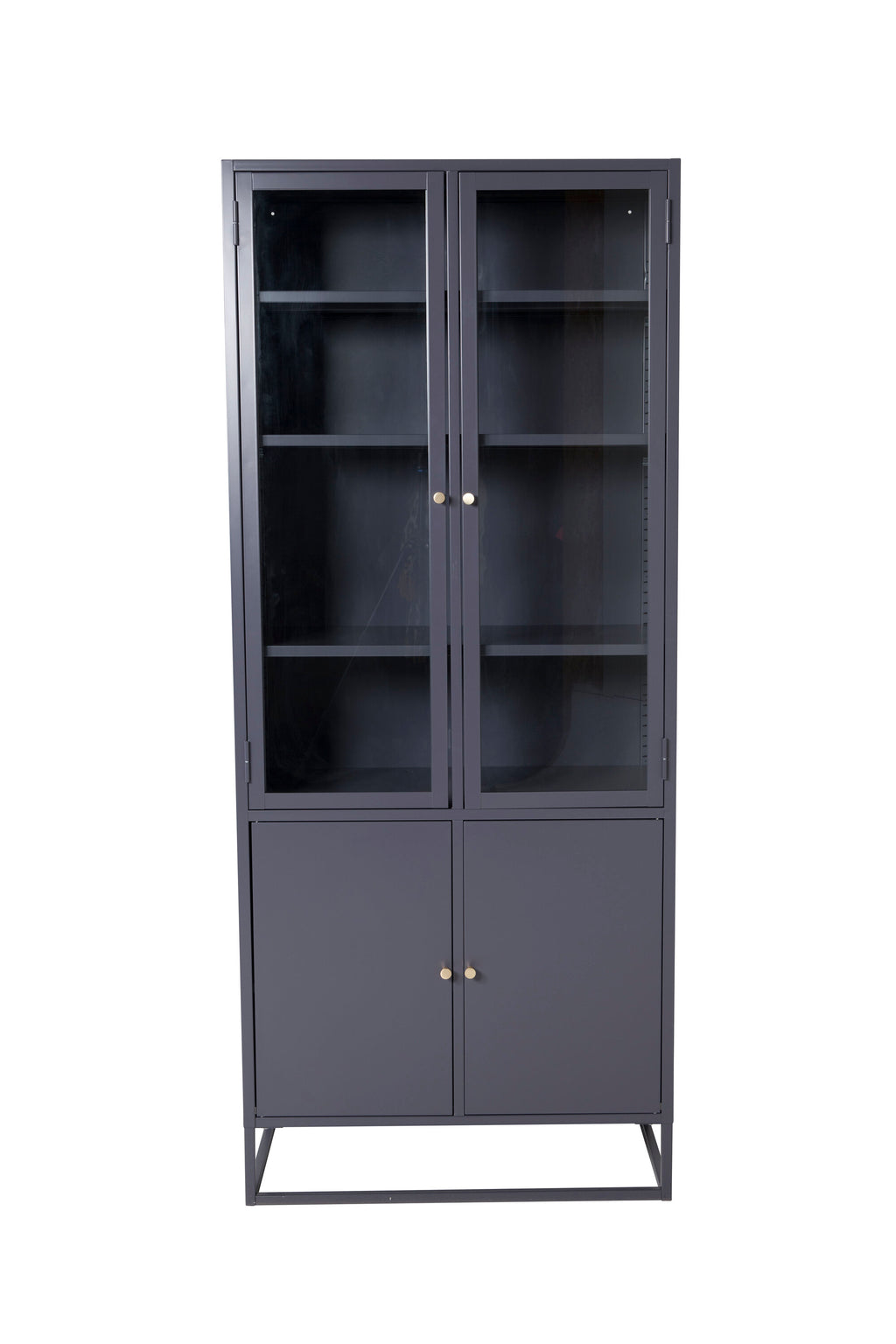 s_18069-205_1__1 Bakal Schrank Schrank Dunkelgrau 41 x 190 x 80 Glas,Stahl