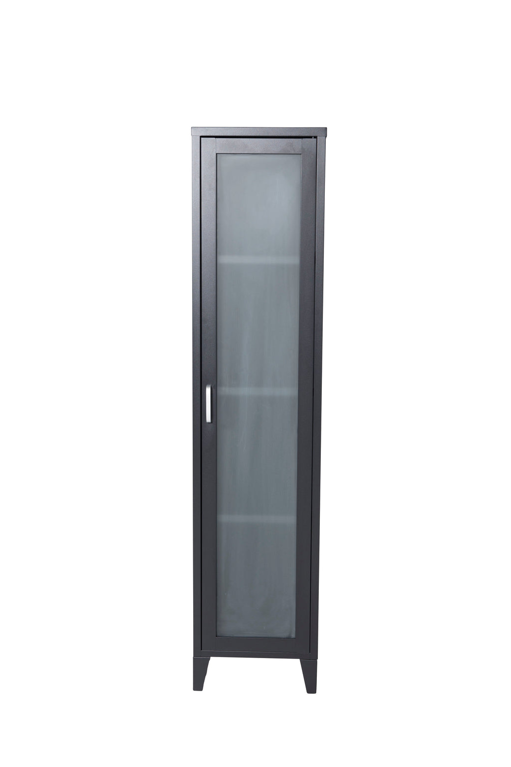 s_18071-208_1__1 Acero Schrank Schrank Schwarz 35 x 150 x 35 Glas,Stahl
